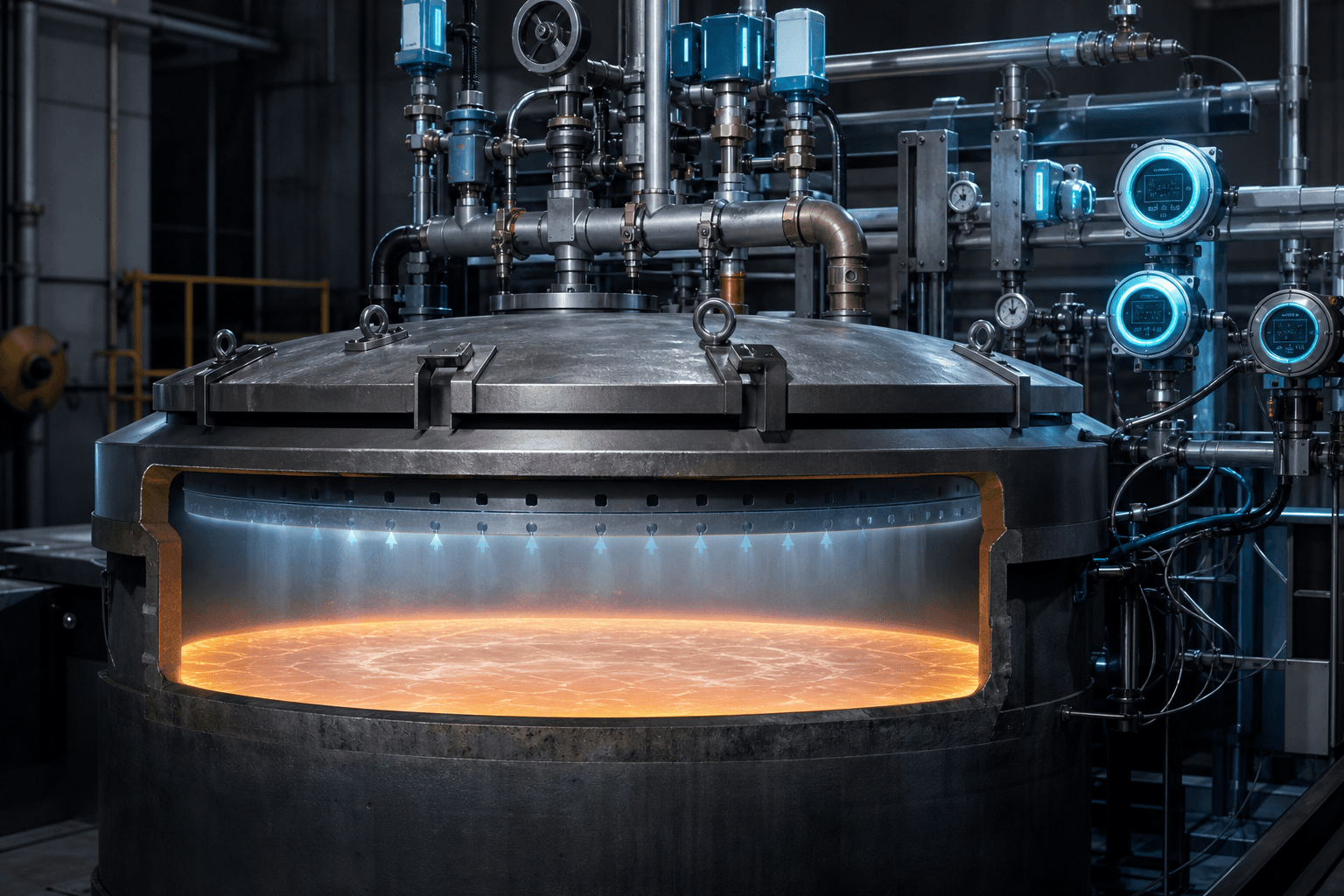 How to Achieve SF₆-Free Melting of Magnesium Alloys: Cover Gas Selection and Retrofit Validation