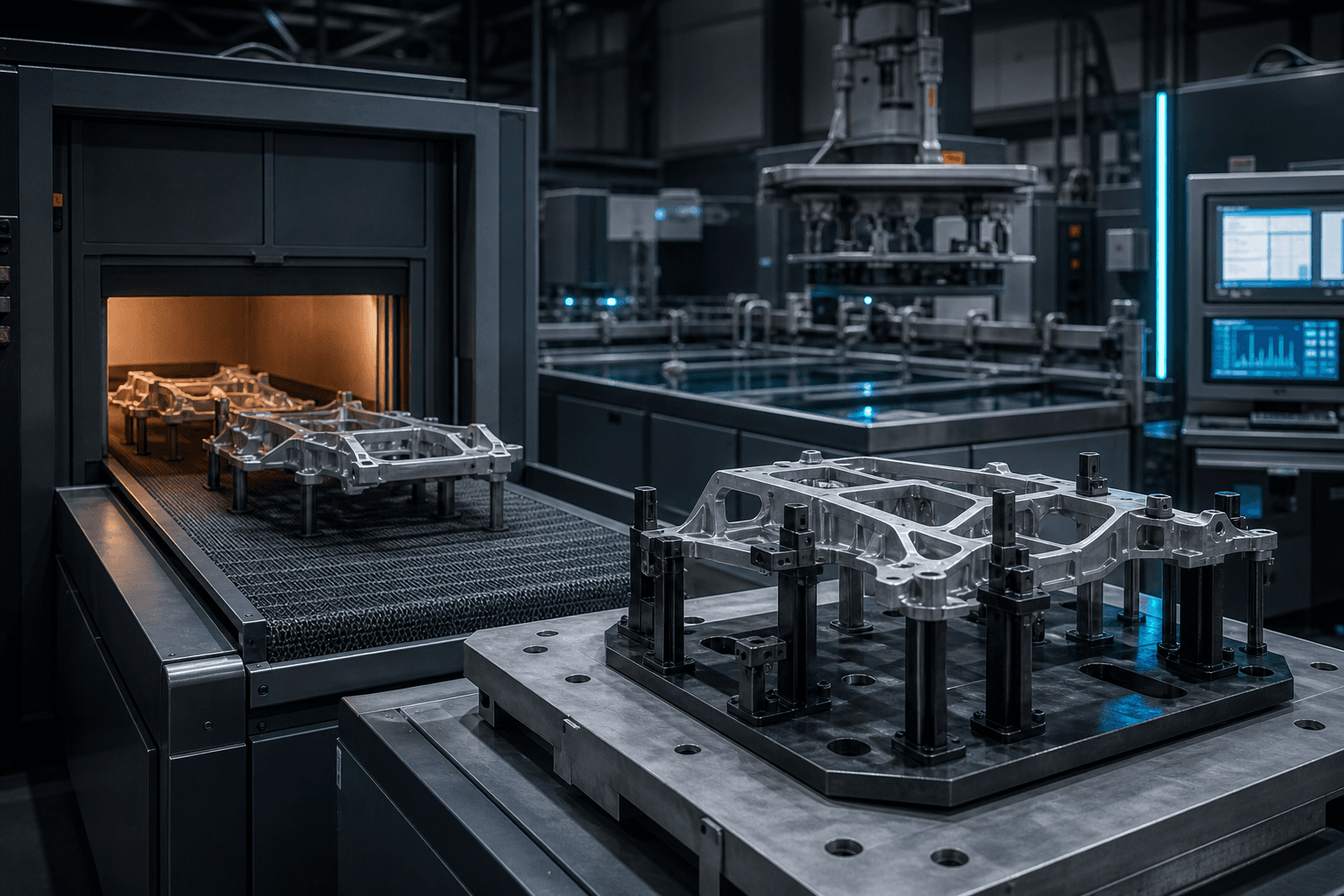 Why Do Magnesium Alloy Castings Warp or Crack During Heat Treatment? Controlling Solution, Quenching, and Aging